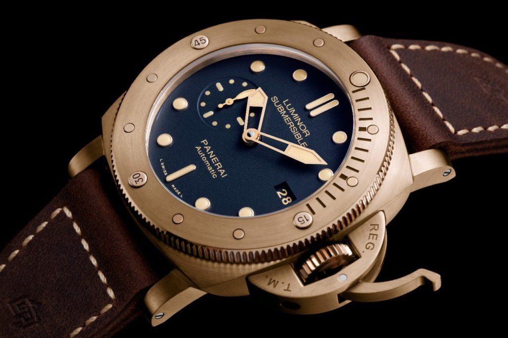 Special Edition – Luminor Submersible 1950 3 Days Automatic Bronzo – 47 mm (Image courtesy of Panerai)