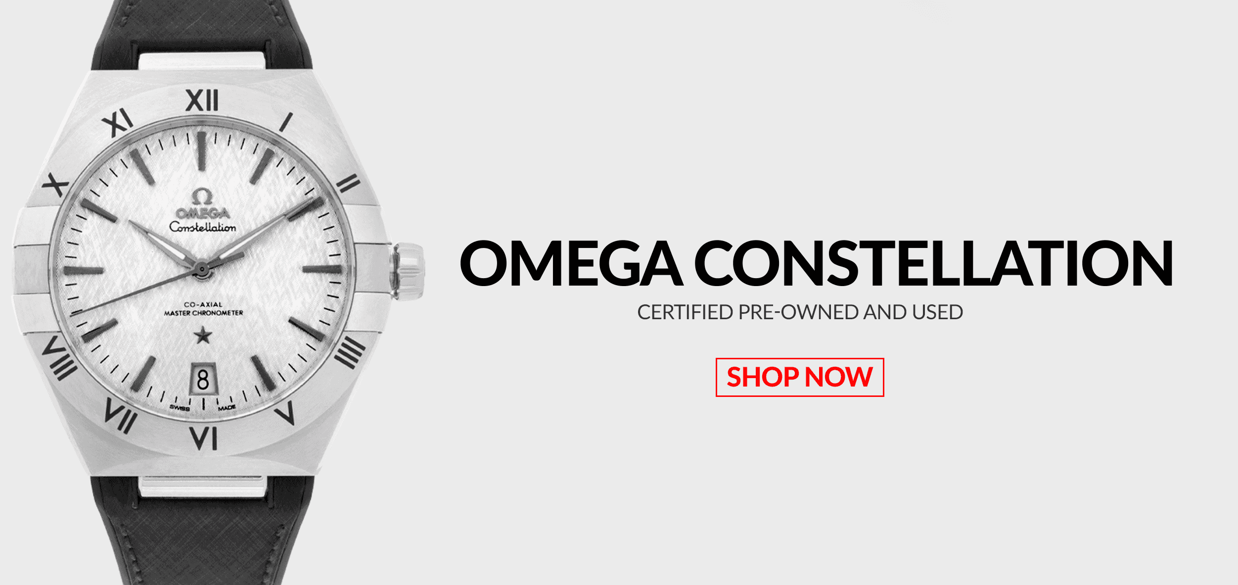 Pre-Owned Certified Used Omega Constellation Watches Header