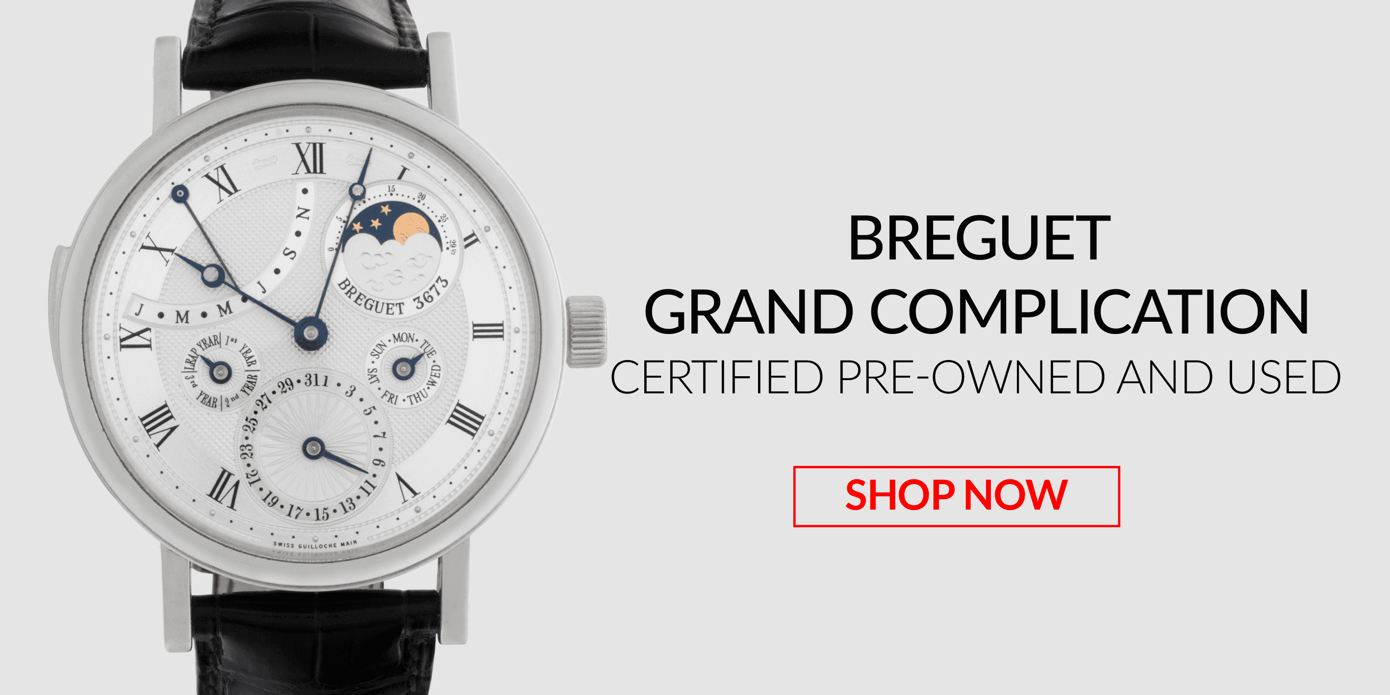 Pre-Owned Certified Used Breguet Watches Header