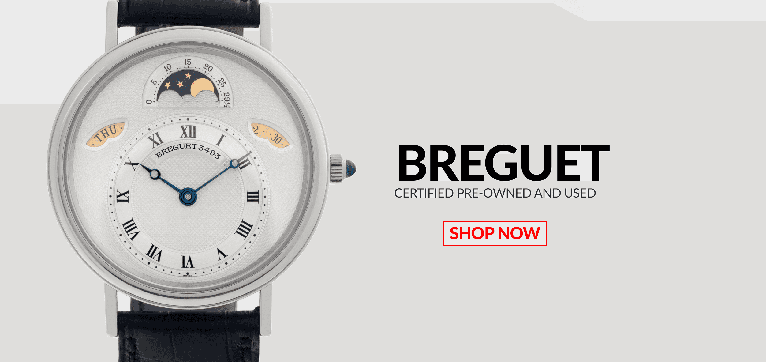 Pre-Owned Certified Used Breguet Watches Header