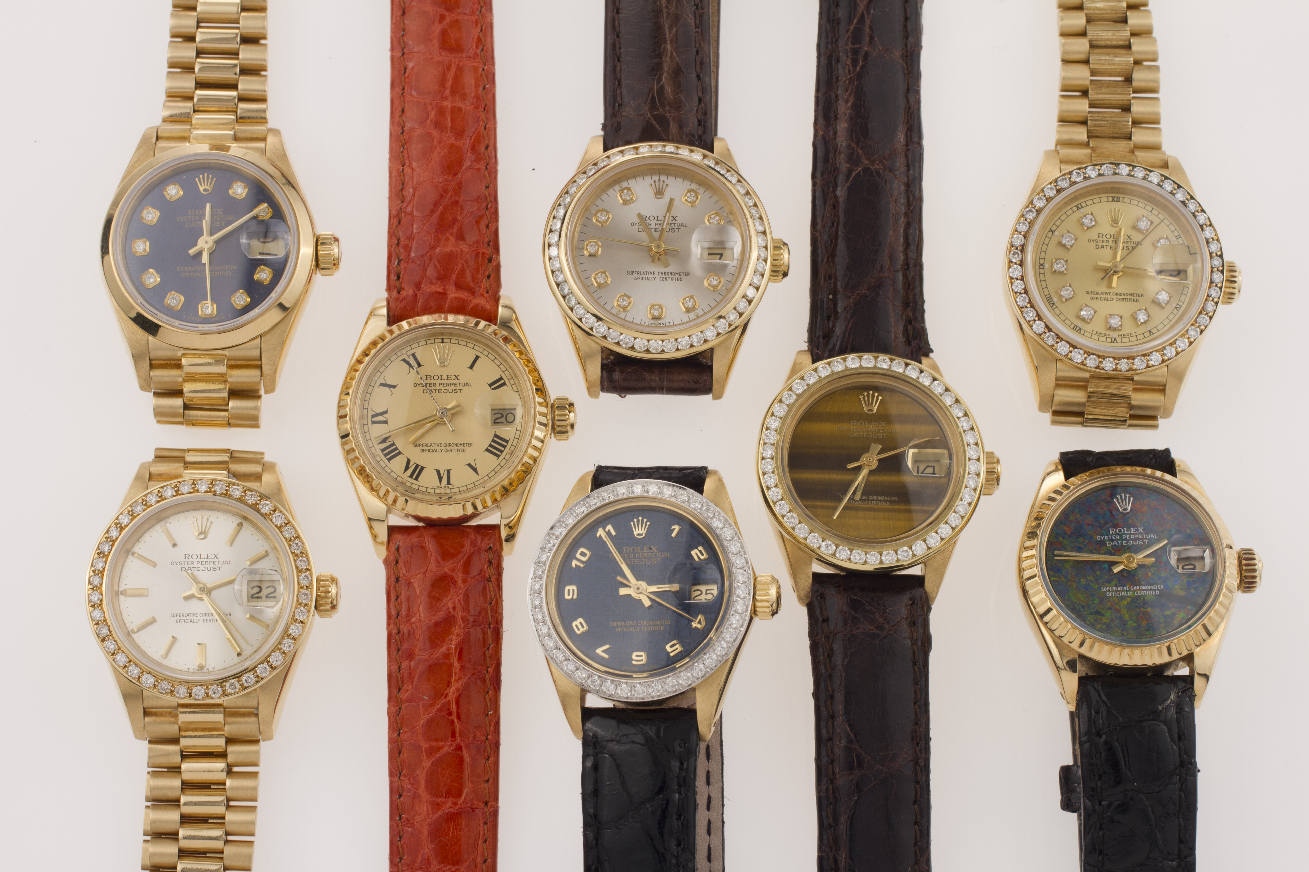 Customed Rolex Watches Bands, Bezels, and Dials