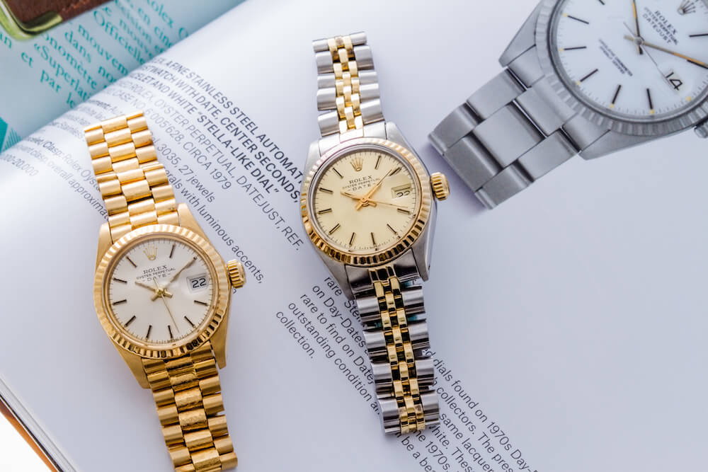 Ladies' Rolex Oyster Perpetual Date watches