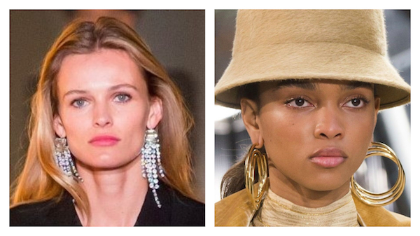 Jewelry Trend for Fall/Winter 2017: Dramatic Earrings (pics: isabel Marant & Marc Jacob)