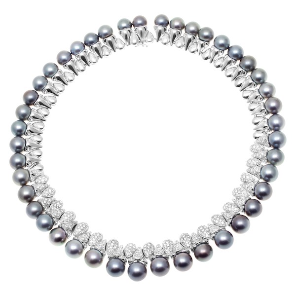Best Jewelry Met Gala 2018 Inspired Looks - Black Pearl & Diamond Necklace