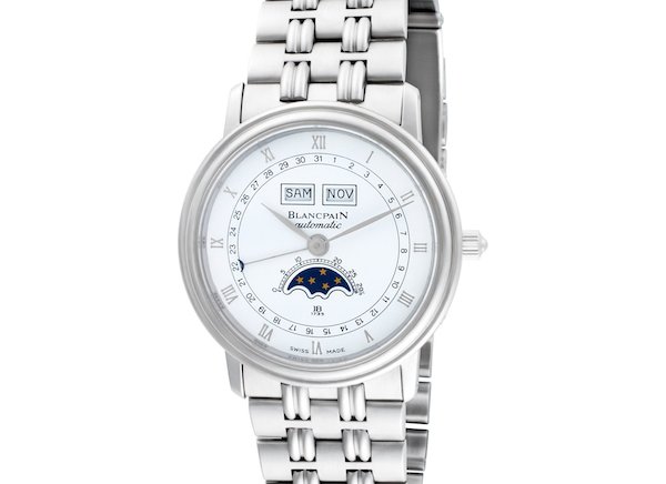 Women's Mechanical Watches: Blancpain Villeret Moonphase Calendar