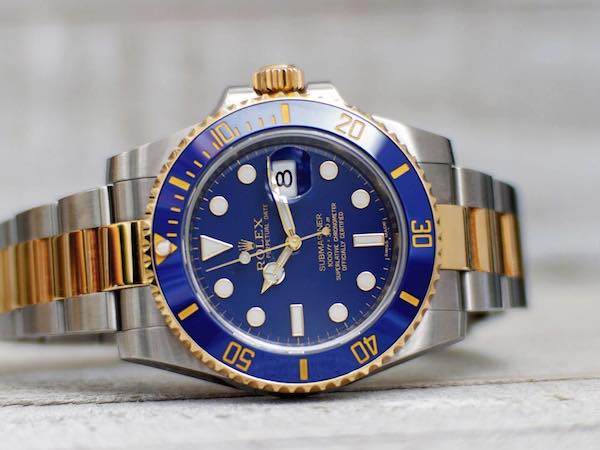 Blue Rolex Watch