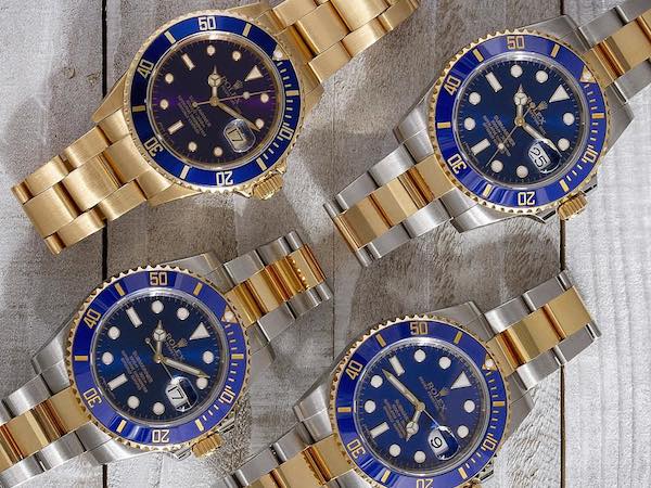 The Submariner comes in several metal options