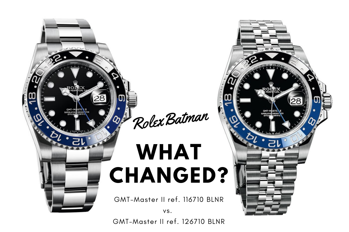 New Rolex Batman vs Old Rolex Batman