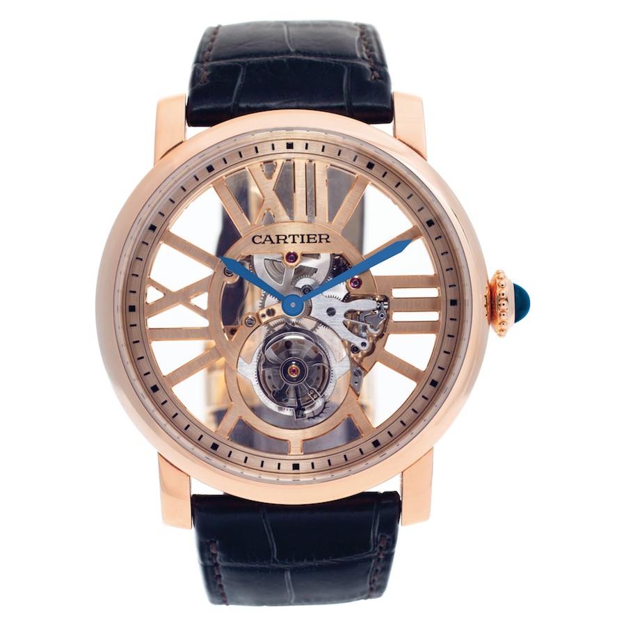 High Complication Cartier Watches: Rotonde Skeleton Flying Tourbillon