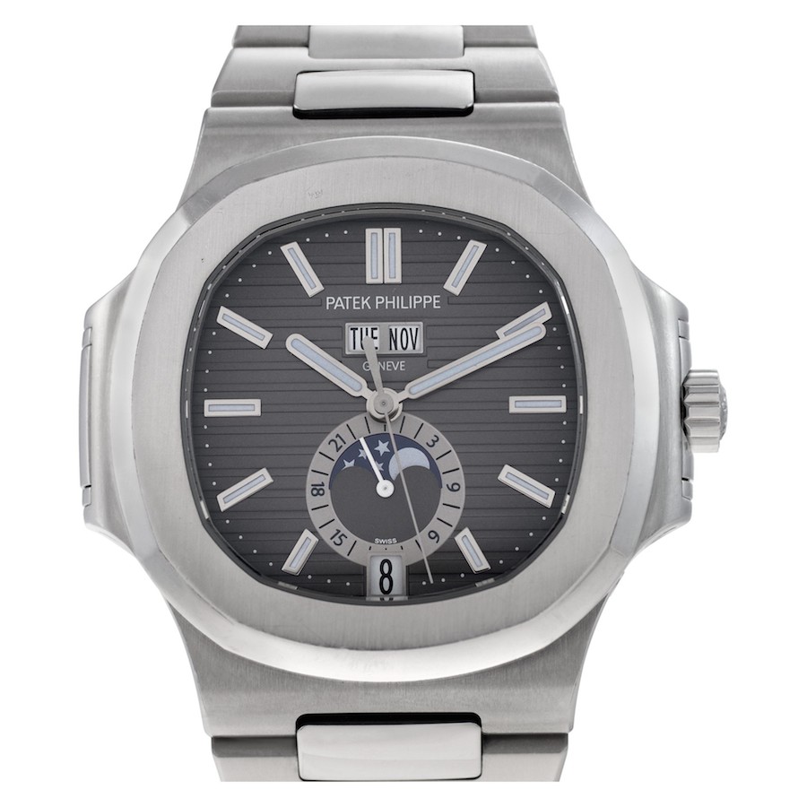 Patek Philippe Nautilus 5726/1A-001 With Steel Bracelet and Black Dial