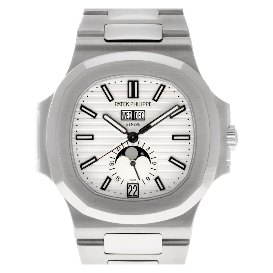 Patek Philippe Nautilus 5726/1A-010 With Steel Bracelet and White Dial