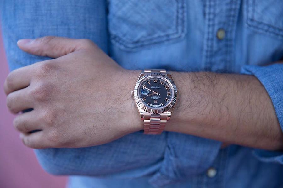 Classic Blue is the Color of the Year for 2020 - a blue luxury watch is a great way to wear it