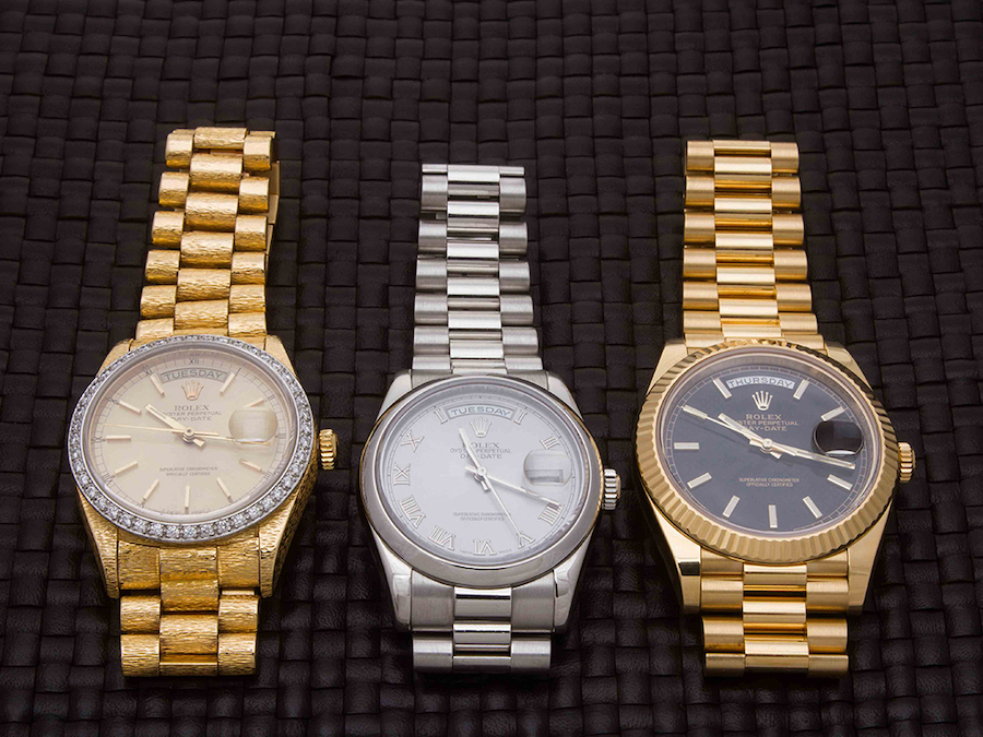pre-owned rolex watches day-date president