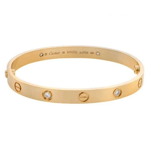 Pre-owned cartier love bracelets for sale at Gray and Sons at www.grayandsons.com
