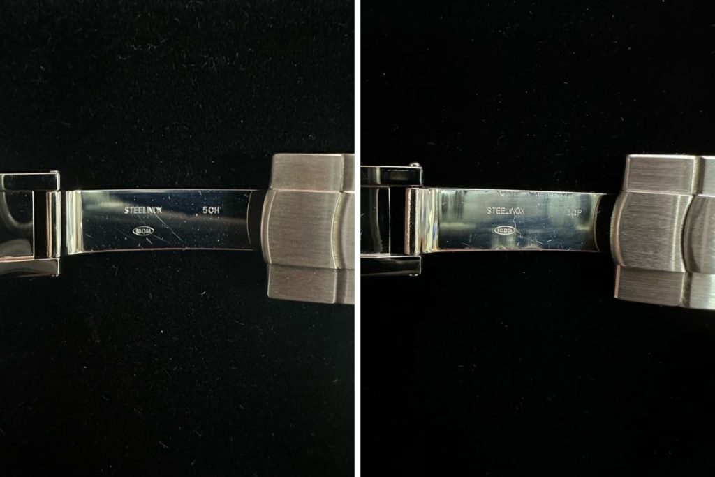 genuine rolex air king bracelet vs fake rolex air king bracelet