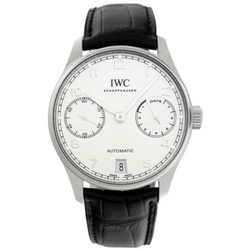 IWC Portugieser IW500712 Stainless Steel Silver dial 42.3mm Automatic watch
