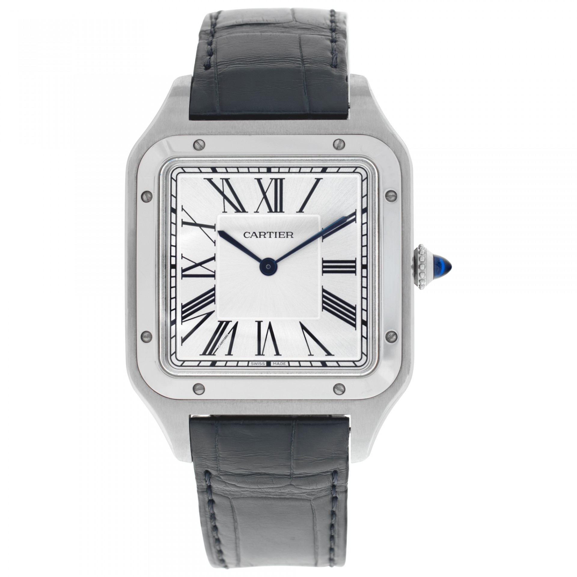 Stainless steel Santos-Dumont watch
