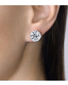 Pre-owned Cartier Diamond Studs Earrings