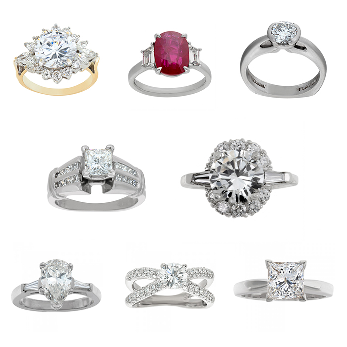 Pre-owned engagement rings