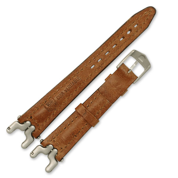 Tag Heuer brown leather strap (15x11) image 2