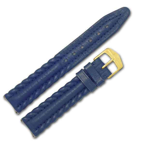 Tag Heuer blue leather strap (18x16) image 1