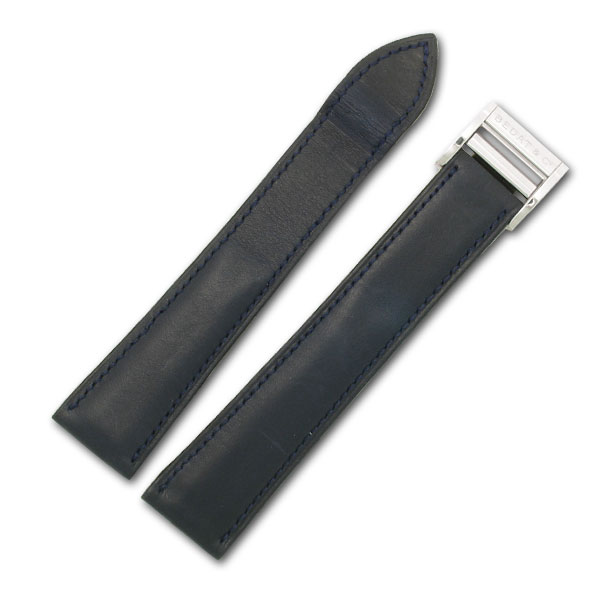 Bedat & Co. dark blue leather strap (19x16) image 1