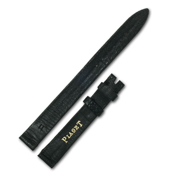 Piaget black lizard strap (11x9) image 2