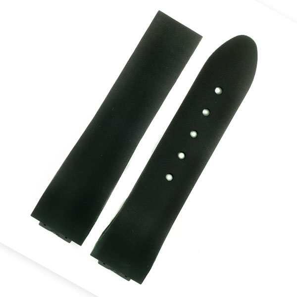  Jorg Hysek blackrubber strap with a 4 1/4" long piece image 1