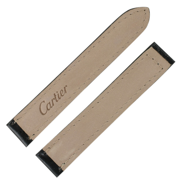 Ladies Cartier black patent strap (13x13) image 2