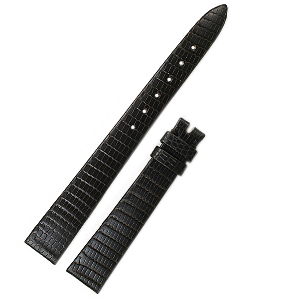 Ladies Rolex black lizard strap (13x9) image 1