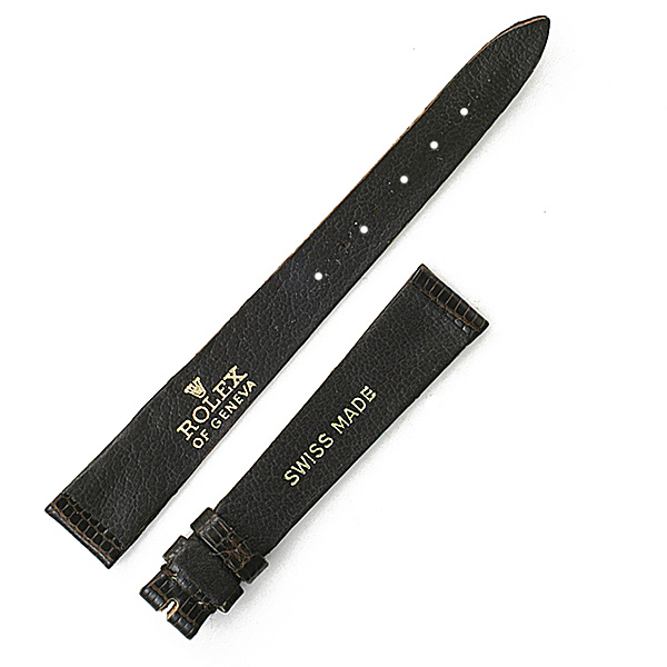 Ladies Rolex black lizard strap (13x9) image 2