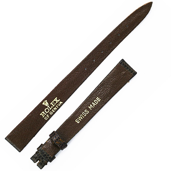 Rolex dark brown lizard strap (11x9) image 2