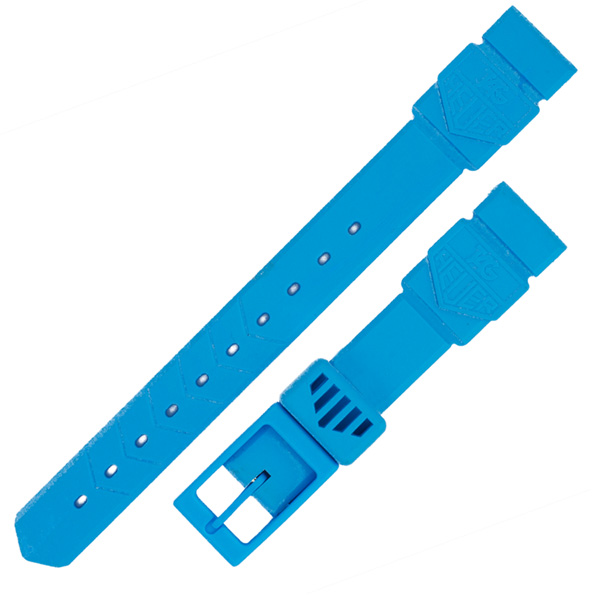 Ladies Tag Heuer bably blue rubber strap (15x12) image 1