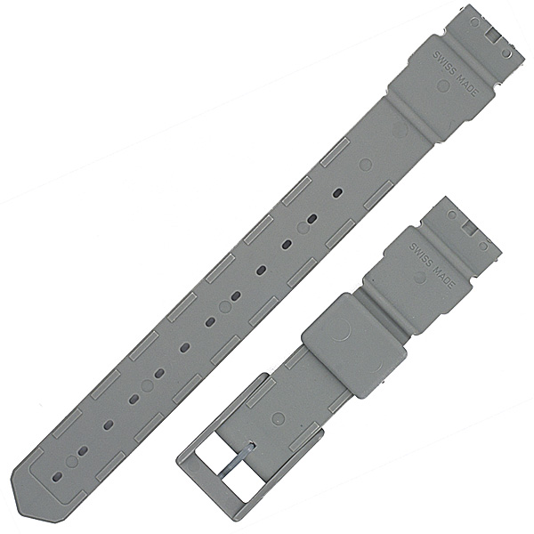 Ladies Tag Heuer gray rubber strap (15 x12) image 2