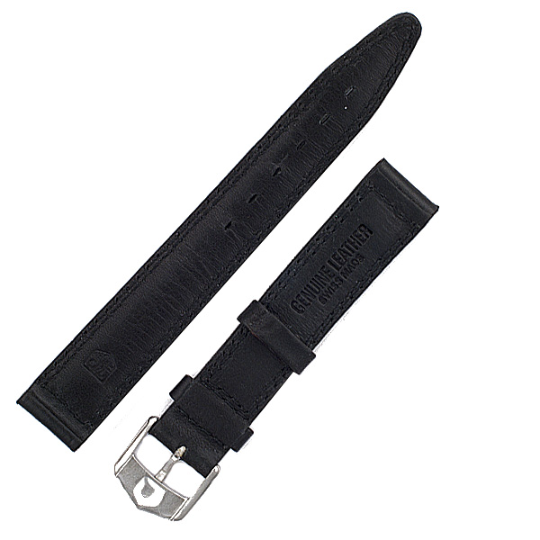 Ladies Tag Heuer black leather strap (15x13) image 1