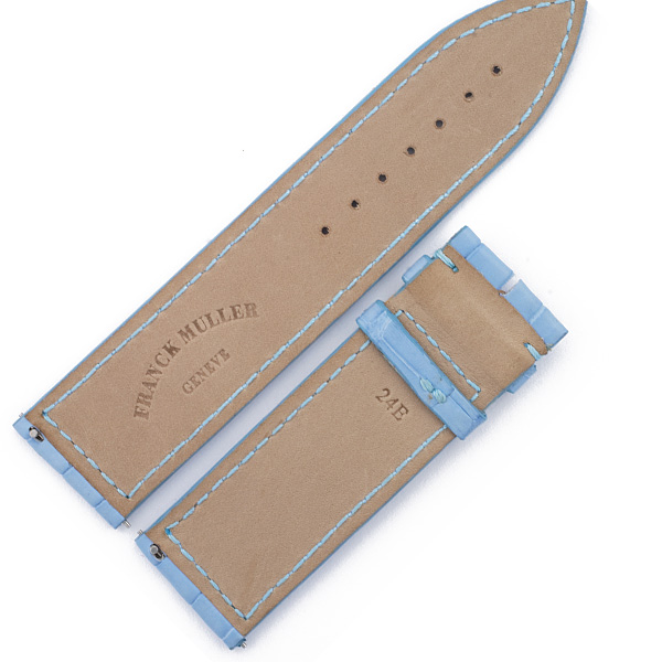 Franck Muller blue alligator strap (22mmx22mm) image 2
