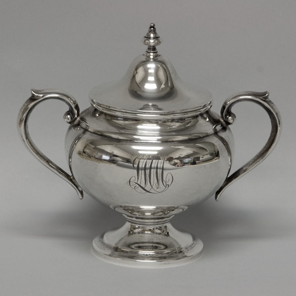 Beautiful Gorham Puritan 5 piece sterling silver tea & coffee set -  total weight 69.75 oz troy. image 5