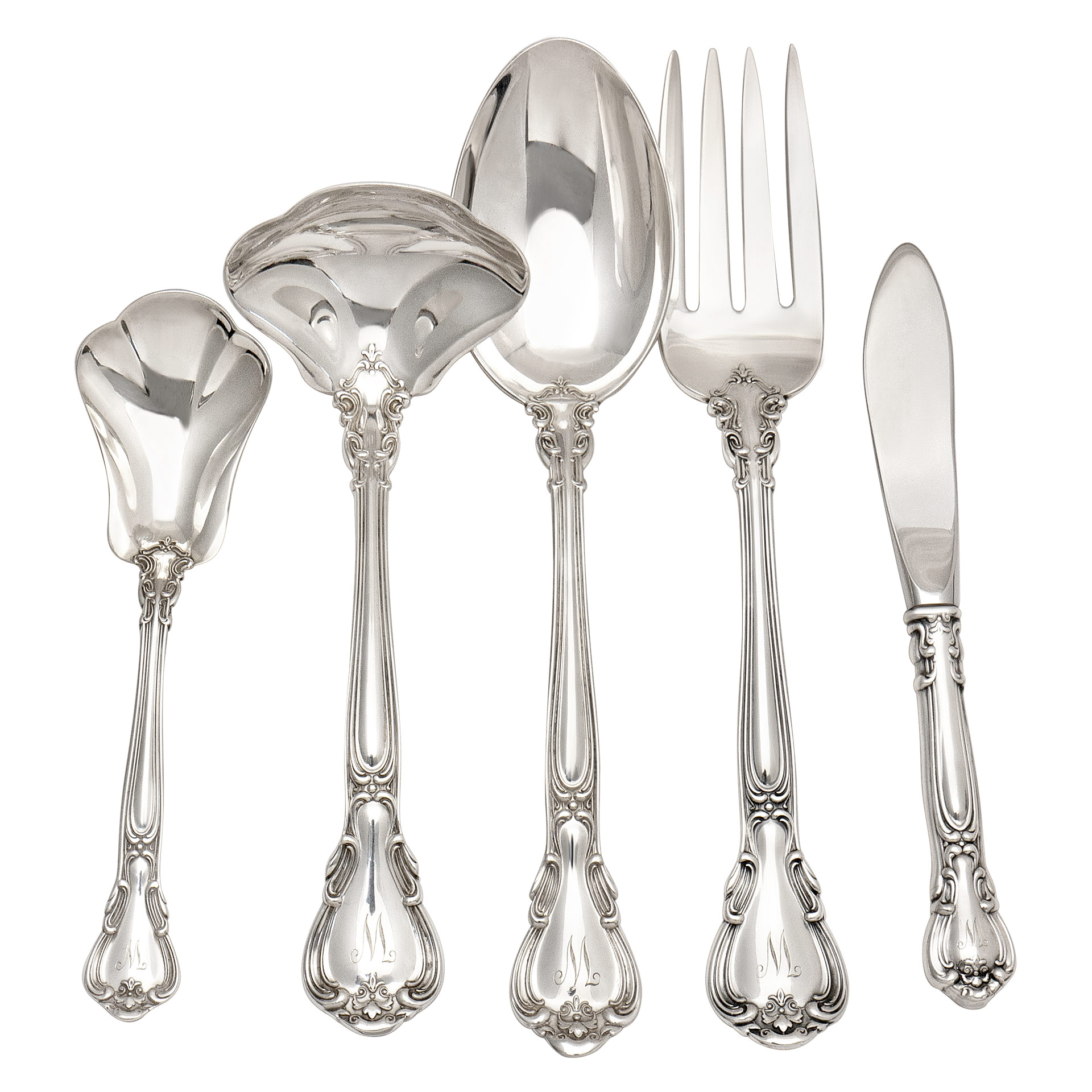 Sterling Silver Flatware Gorham Chantilly Regular Fork 