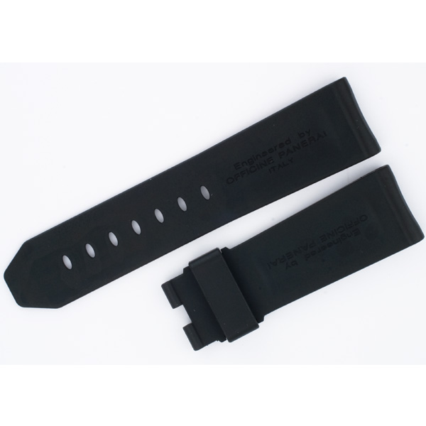 Panerai black rubber strap (24x22) image 2