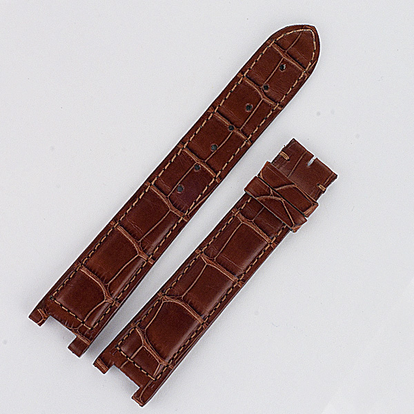 Cartier Pasha brown alligator strap (18.5x16) image 1
