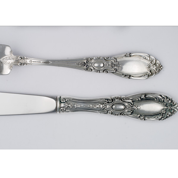 Towle "King Richard" Sterling Silver Flatware Set. 6 pc service for 12 -79 total pcs. image 7