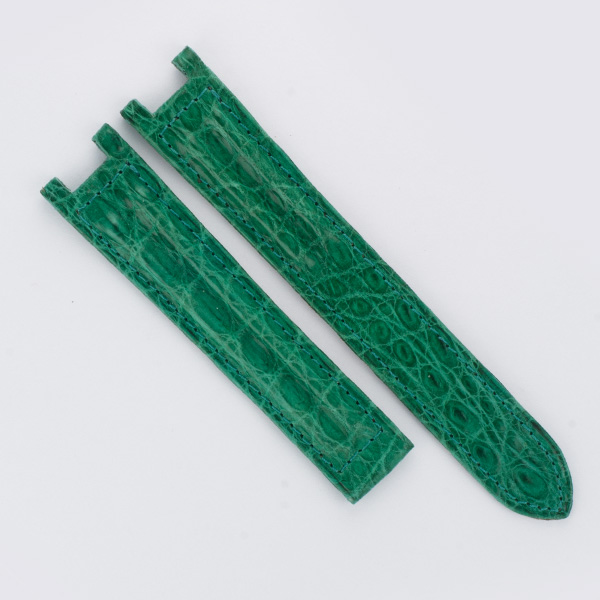 Cartier Pasha green crocodile strap (18x16) image 1