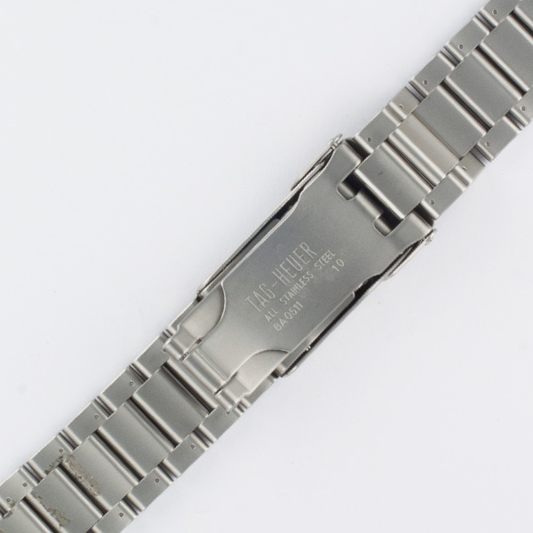 Men's Tag Heuer Classic 2000  stainless steel bracelet w/ fliplock buckle 7" long 20mm image 4