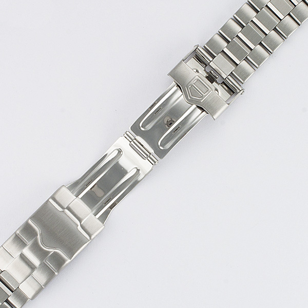 Men's Tag Heuer stainless bracelet 4000 series w/ fliplock buckle 7" long 19mm image 3
