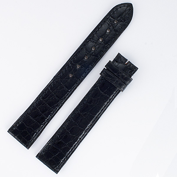 Cartier Black Crocodile strap 18mm x 16mm image 1