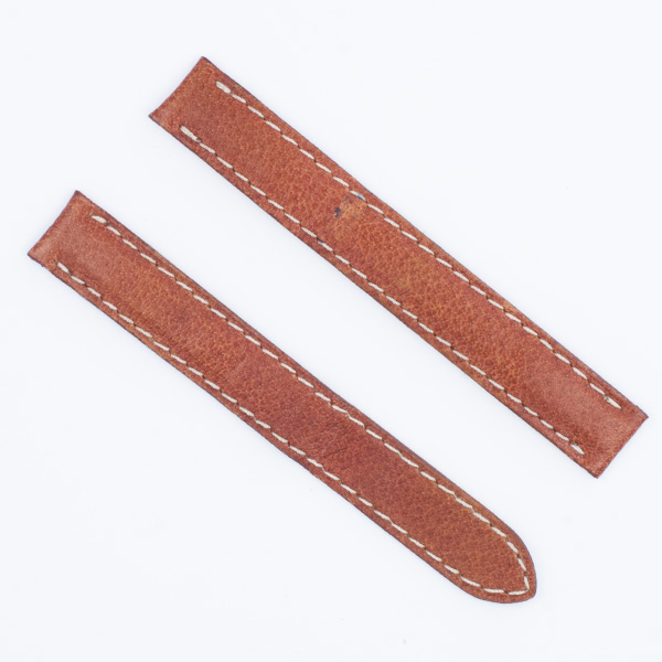 Cartier brown calf skin strap (12x12) image 1