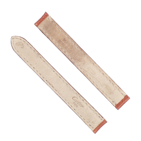 Cartier brown calf skin strap (12x12) image 2