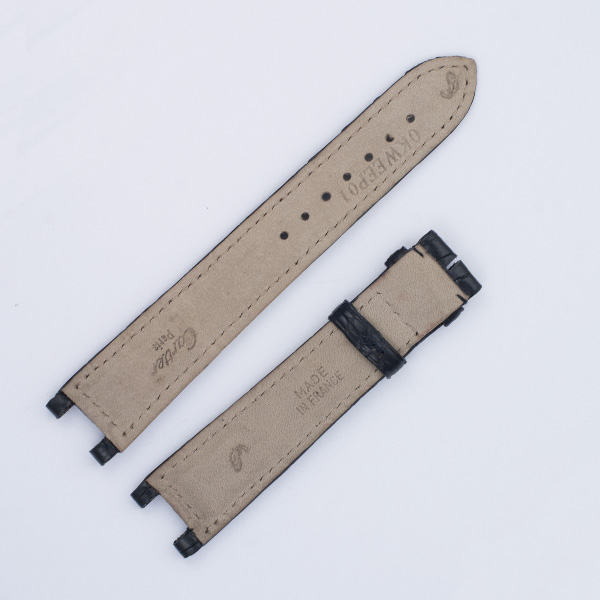 Cartier Pasha black crocodile strap (19x16) for tang buckle image 2