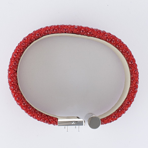 de GRISOGONO red string ray strap for LIPSTICK model, 28mm image 3