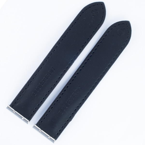 Boucheron Solis matt black rubber strap 20mm by lug end. Length is 4". image 2
